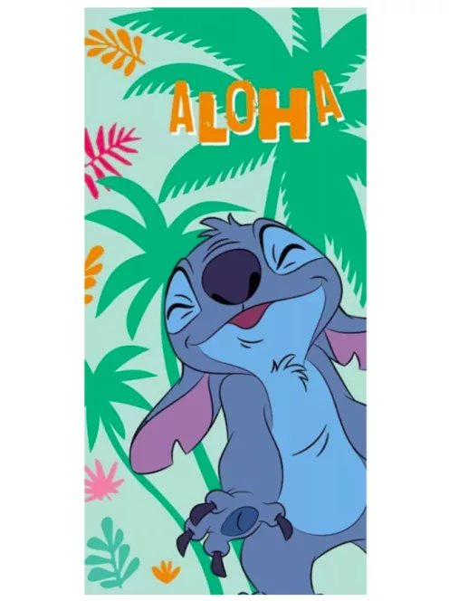 Lilo és Stitch, A csillagkutya fürdőlepedő, strandtörölköző 70x140 cm (Fast Dry) Nr 19