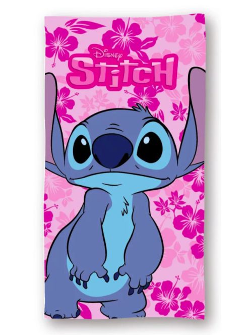 Disney Lilo és Stitch, A csillagkutya Floral Love fürdőlepedő, strand törölköző 70x140 cm (Fast Dry) Nr21