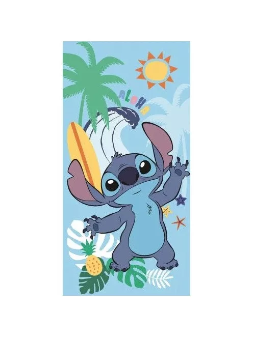Lilo és Stitch, A csillagkutya fürdőlepedő, strandtörölköző 70x140 cm Nr 02