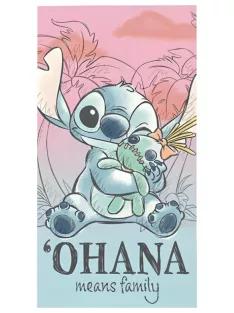   Lilo és Stitch, A csillagkutya fürdőlepedő, strandtörölköző 70x140 cm Nr 03