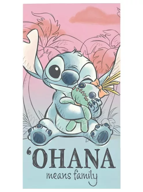 Lilo és Stitch, A csillagkutya fürdőlepedő, strandtörölköző 70x140 cm Nr 03