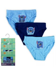   Disney Lilo és Stitch, A csillagkutya Blue gyerek fehérnemű, alsó 3 darab/csomag 2 év, 3 év, 4 év, 5 év, 6 év, 7 év, 8 év
