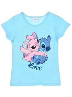  Disney Lilo és Stitch, A csillagkutya Love gyerek rövid ujjú póló, felső 3 év, 4 év, 6 év, 8 év Nr3