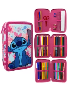   Disney Lilo és Stitch, A csillagkutya Happy tolltartó töltött 3 emeletes Nr3