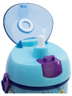   Disney Lilo és Stitch, A csillagkutya Dance műanyag szívószálas kulacs akasztóval 450 ml Nr3