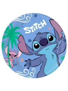   Lilo és Stitch, A csillagkutya papírtányér, party tányér 8 DARABOS, 23 cm FSC Nr1