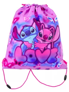   Disney Lilo és Stitch, A csillagkutya Love tornazsák, sporttáska 37 cm Nr8