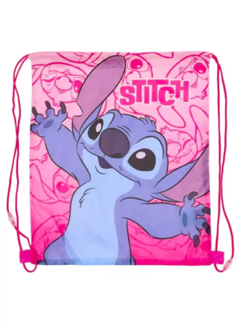 Disney Lilo és Stitch, A csillagkutya Pink Planet tornazsák, sporttáska 40 cm Nr7