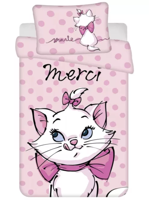 Disney Marie cica Merci ágyneműhuzat 100×135 cm, 40×60 cm Nr3
