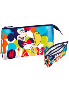   Disney Mickey gyerek neszeszer, tolltartó 3 rekeszes 22 cm Nr1