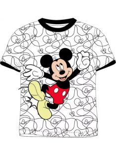   Disney Mickey gyerek rövid ujjú póló, felső 3 év, 4 év, 5 év, 6 év, 7 év, 8 év