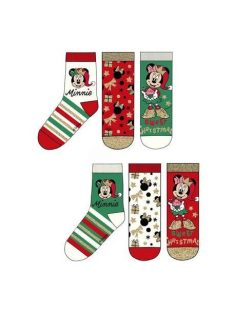   Disney Mickey, Minnie Karácsony gyerek zokni 3 pár/csomag 23-34