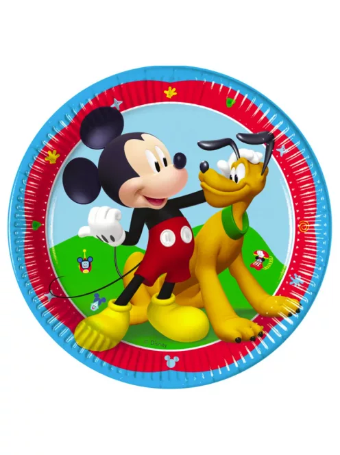 Mickey papírtányér, party tányér 8 DARABOS, 20 cm FSC Nr3