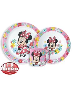   Disney Minnie étkészlet, micro műanyag szett 265 ml-es bögrével Nr2