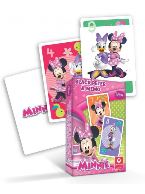 Disney Minnie egér Fekete Péter és memória kártyajáték - Cartamundi