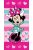 Disney Minnie fürdőlepedő, strandtörölköző 70x140 cm Nr3