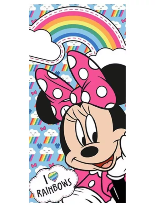 Minnie fürdőlepedő, strandtörölköző 70x140 cm Nr 04