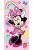 Disney Minnie Rainbow fürdőlepedő, strandtörölköző 70x140 cm Nr5