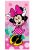 Disney Minnie Pretty in Pink fürdőlepedő, strandtörölköző 70x140 cm