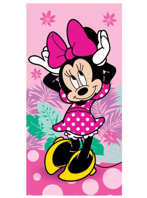 Disney Minnie Pretty in Pink fürdőlepedő, strandtörölköző 70x140 cm