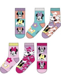 Disney Minnie Gaiety gyerek zokni 3 pár/csomag 23-34 Nr3