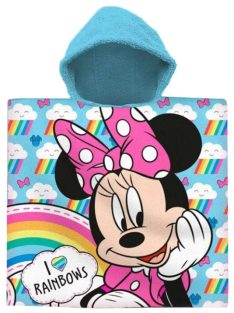   Disney Minnie Rainbows strandtörölköző poncsó 60x120 cm Nr3