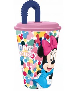 Disney Minnie szívószálas pohár 430 ml Nr1