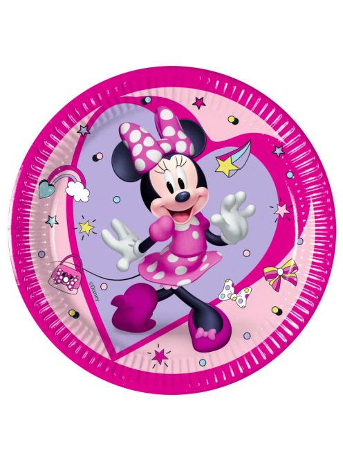 Disney Minnie Junior papírtányér 8 DARABOS, 20 cm FSC Nr2