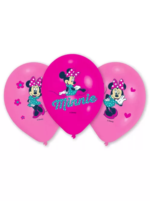 Minnie léggömb, lufi 6 DARABOS 27,5 cm Nr3