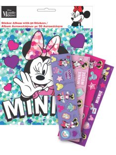 Disney Minnie matricás album 50 db matricával Nr1