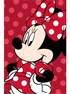 Disney Minnie Red mikroflanel, plüss takaró 100x150cm