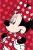 Disney Minnie Red mikroflanel, plüss takaró 100x150cm