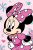 Disney Minnie Flowers mikroflanel, plüss takaró 100x150cm