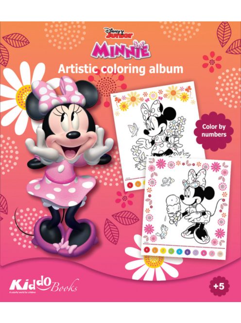 Disney Minnie Számszerinti színező - Kiddo foglalkoztató füzet