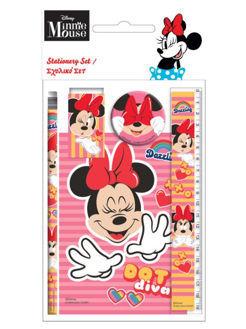 Disney Minnie Wink írószer szett 5 darabos