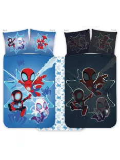   Pókember Spidey sötétben világító gyerek ágyneműhuzat 100×135 cm, 40×60 cm Nr1