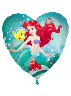 Disney Hercegnők, Ariel Curious fólia lufi 46 cm Nr5