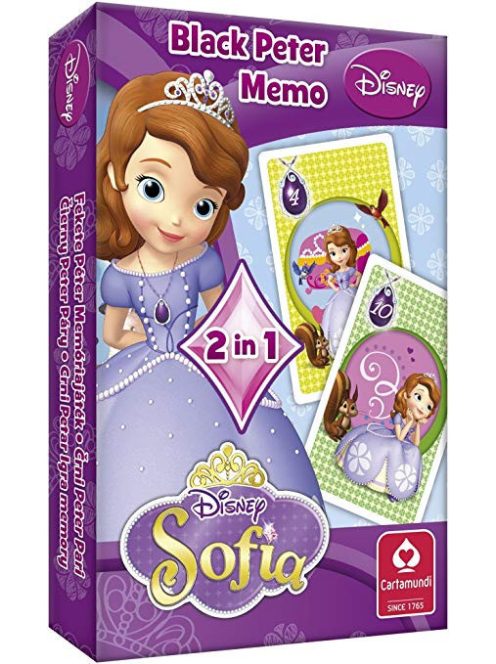 Disney Szófia hercegnő Fekete Péter és memória kártyajáték - Cartamundi