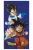 Dragon Ball fürdőlepedő, strandtörölköző 70x140 cm (Fast Dry) Nr 01