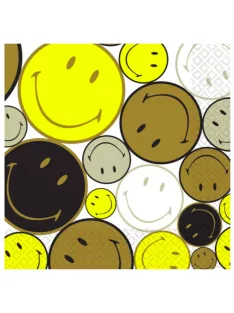Emoji Smiley Originals szalvéta 16 DARABOS, 33x33 cm Nr1