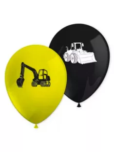 Építkezés léggömb, lufi 5 DARABOS 28 cm