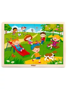 Fa puzzle 4 évszak 24 db-os Tavasz