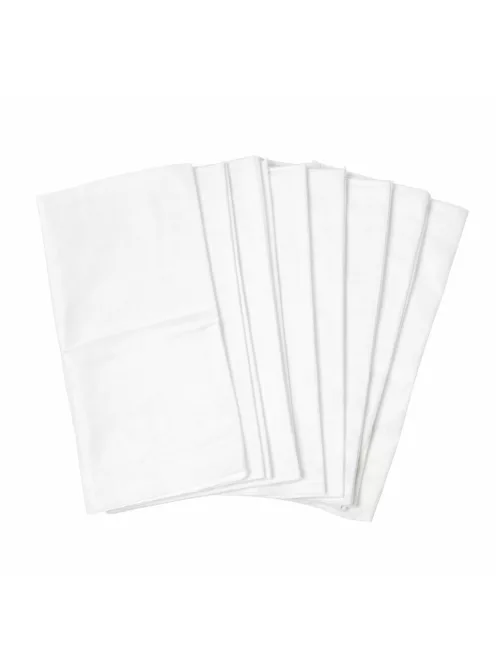 Cseh textil pelenka, textilpelenka sűrű szövésű fehér 70x70 cm - 5 DARAB