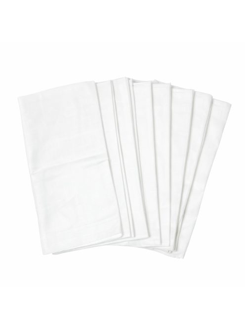 Cseh textil pelenka, textilpelenka sűrű szövésű fehér 70x70 cm