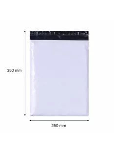 Futártasak, futár zacskó 250x350 mm szürke (1 darab)