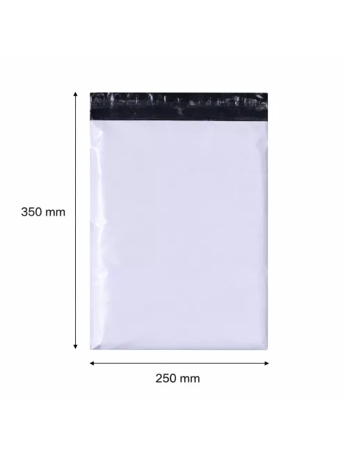 Futártasak, futár zacskó 250x350 mm szürke (1 darab)