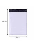 Futártasak, futár zacskó 350x450 mm szürke (1 darab)