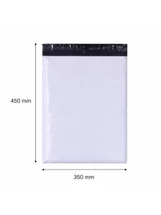 Futártasak, futár zacskó 350x450 mm szürke (1 darab)