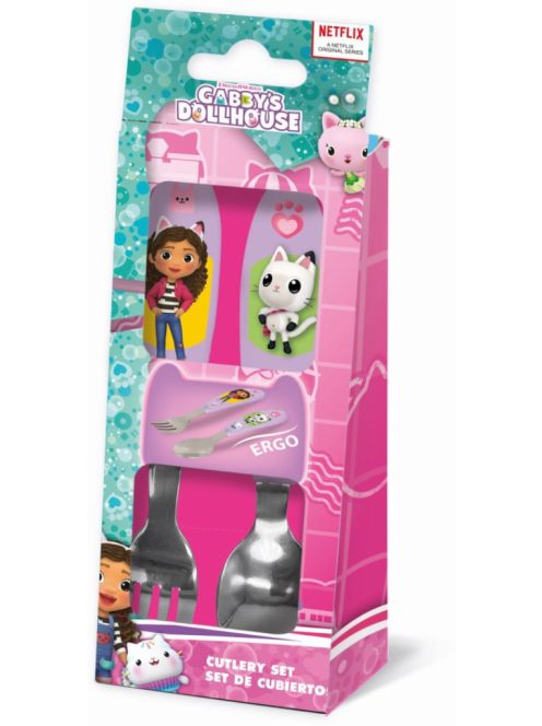 Gabi babaháza Wonderland fém evőeszköz készlet - 2 darabos