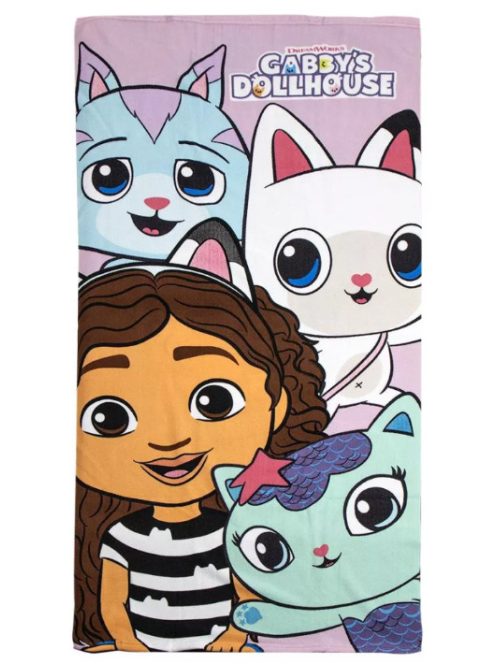 Gabi babaháza Meow fürdőlepedő, strand törölköző 70x140 cm (Fast Dry) Nr1